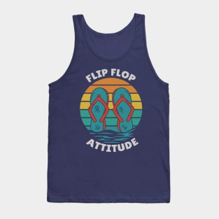 Flip Flop Attitude, A Surf Lover Dress Code Tank Top